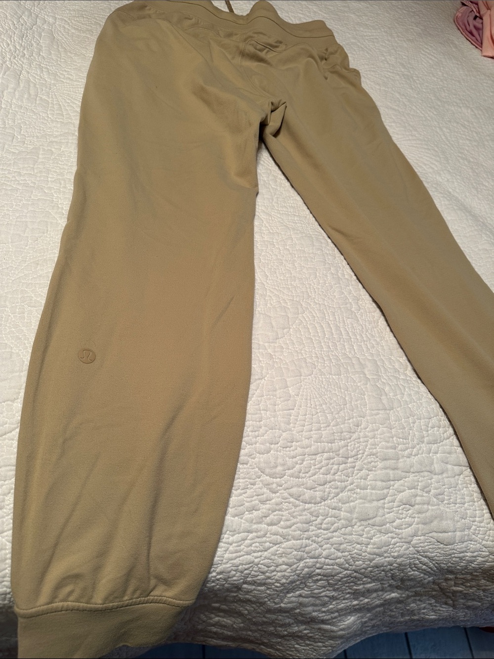 lululemon athletica Beige/Tan Drawstring Waist Joggers size 6 - Picture 6 of 7